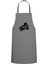Gri Renkli Yazılı Özel Baskılı Mutfak Önlüğü, Şık ve Kullanışlı Chef Tasarımı 1