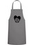 Let's Cook Yazılı Şef Mutfak Önlüğü, Şık ve Rahat Gri Renk. 1