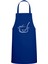 Lacivert temcere ve kepçe baskılı mutfak önlüğü, şık ve kullanışlı tasarım 1
