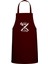 Yazılı Özel Tasarımlı Mutfak Önlüğü, Şık ve Fonksiyonel, Bordo Renk 1