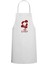 Beyaz Baskılı Mutfak Önlüğü, Şık ve Kullanışlı Tarifli Tasarım 1