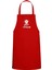Kırmızı Renkli Özel Baskılı Mutfak Önlüğü, Şef Tarzında Şıklık ve Koruma 1