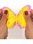 Kelebek Pullu Renkli Moj Moj Taba Squishy Sıkma 10X8 cm Pullu Sukuşi - Pembe/sarı 4
