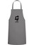 Şık ve kullanışlı gri mutfak önlüğü, aşçı tasarımı, hediye seçeneği 1