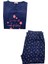 Kadın Battal Yıldız Desenli Kısa Kollu Pijama Takım - 5513 - Stlla Pnk 1