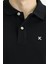 Polo Yaka Slim Fit Dar Kesim Nakışlı Pamuk Tişört 5