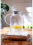 Paslanmaz Çelik Süzgeç ve Vakumlu Kapak, Borosilikat Cam Sürahi (2,250 Ml) Origamicarafe 2