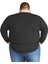 Erkek Büyük Beden Oversize Uzun Kollu V Yaka T-Shirt 3xl 4xl 5xl 6xl 7xl 8xl 3