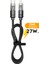 27W Type-C To Lightning Şarj Kablosu iPhone Uyumlu 2mt 1