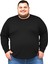 Erkek siyah Büyük Beden Oversize Uzun Kollu T-Shirt 3xl 4xl 5xl 6xl 7xl 8xl 1