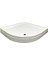 110X110 Oval Panelli ve Ayaklı Akrilik Duş Teknesi 1