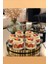 4 Adet Cam Kavanoz Siyah Kapak Magnolia-Yoğurt-Marmelat-Reçel Kavanozu (330 Ml) 1