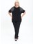 Bambu Bluz Yarasa Kol Taş Detaylı M-6XL 6