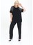 Bambu Bluz Yarasa Kol Taş Detaylı M-6XL 9