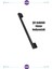 Köprü Mat 192mm Metal Kulp Vidalı Dolap, Komodin, Vestiyer, Vida Hediye Siyah 19 cm 20 cm uyumlu 1
