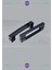 Köprü Mat 192mm Metal Kulp Vidalı Dolap, Komodin, Vestiyer, Vida Hediye Siyah 19 cm 20 cm uyumlu 4