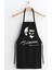 Siyah polyester mutfak önlüğü, 50x70 cm, şık ve kullanışlı tasarım 1