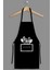 Şık ve kullanışlı siyah mutfak önlüğü, yemeklerde stilinizi tamamlar. 1
