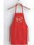 Kişiye Özel Kırmızı Baskılı Mutfak Önlüğü, Şık ve Kullanışlı, Pamuk Viskon 55x70 1