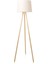 Lighting Ahşap Ayak Tripod Lambader - Natürel / Beyaz 4