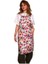 Çok Renkli Fiesta Flora Etekli Mutfak Önlüğü, Şık ve Kullanışlı, 92x49 cm, Pamuk Polyester 2