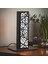 Luminera Siyah Geometrik Desenli LED Masa Lambası – Modern Dekoratif Işık 3
