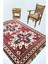 Ejder Motifli Yünden El Dokuma Bordo Renk Kars Halısı 146X198 cm (2.89 M²) 2