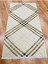 Ekose Desenli, Yeni Zelanda Yünü El Dokuma Pamuk Saçaklı London Halı 38137 2