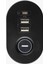 Akım Korumalı 3'lü Priz 2xusb 1xtype-C Girişli Kablolu Priz Masa Tipi PD20W 4
