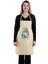 Siyah ve sarı mutfak önlüğü ikili seti, şık ve kullanışlı, leke tutmaz polyester materyal 4