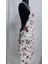 Kırmızı gül desenli şık mutfak önlüğü 60x80, pamuk polyester malzeme 4