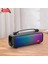 F39 Rgb Led Işıklı Çift Hoparlörlü Wireless Bluetooth Kablosuz Hoparlör Speaker 5