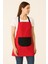Kırmızı Unisex Mutfak Önlüğü, Keten, 85x60, Şık ve Koruyucu Tasarım 2