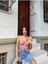 Chloen Pink - Feminen Dantelli Pembe Bralet Külot Takımı 1