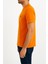 Erkek Turuncu Bisiklet Yaka Regular Fit Basic Tişört C1T0N2O2 2