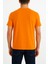 Erkek Turuncu Bisiklet Yaka Regular Fit Basic Tişört C1T0N2O2 3