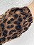 Messina Leopar Desen Battal ELBISE-PE602 Kahve 3