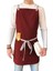 Şık Bordo Tasarım Önlük, Rahat ve Modern Kullanım İçin, 155x220, Pamuk Polyester 3