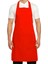 Kırmızı Mutfak ve Garson Iş Önlüğü, Rahat ve Şık, Tek Ebat, Kumaş 1