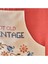 Vintage kahverengi pamuk önlük, 77x55 cm, çok renkli, şık ve kullanışlı tasarım 2