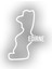 Edirne Harita Araba Sticker 17X17 cm Beyaz 1