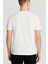 Erkek Kırık Beyaz Bisiklet Yaka Regular Fit Basic Tişört C1T0N2O2 2