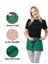 Suya dayanıklı mutfak önlüğü, geniş cepli, şık tasarım, 60x30, pamuk polyester, yeşil 1