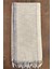 El Dokuması Pamuk - Keten Peştemal 95 x 200 cm - Krem - Mavi 1