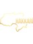 Hakkari Harita Araba Sticker 17X17 cm Gold 1