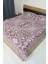 %100 Pamuk El Dokuması Çiçek Desenli Pike 190 x 230 cm - Bordo 1