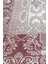 %100 Pamuk El Dokuması Çiçek Desenli Pike 190 x 230 cm - Bordo 3