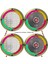 20CM Krom Pixel Ledli Hoparlör Kapak 4 Adet Animasyonlu Poke PK-4551 1