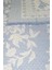 %100 Pamuk El Dokuması Kuş Desenli Püsküllü Pike 190 x 225 cm - Mavi 3