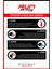 Yamaha mt 07 Uyumlu Pembe Sticker Set 3